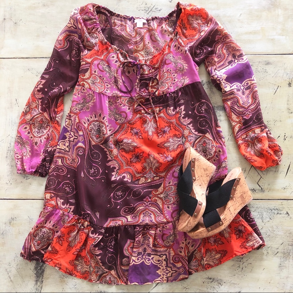 Xhilaration Boho Hippie Dress - Small